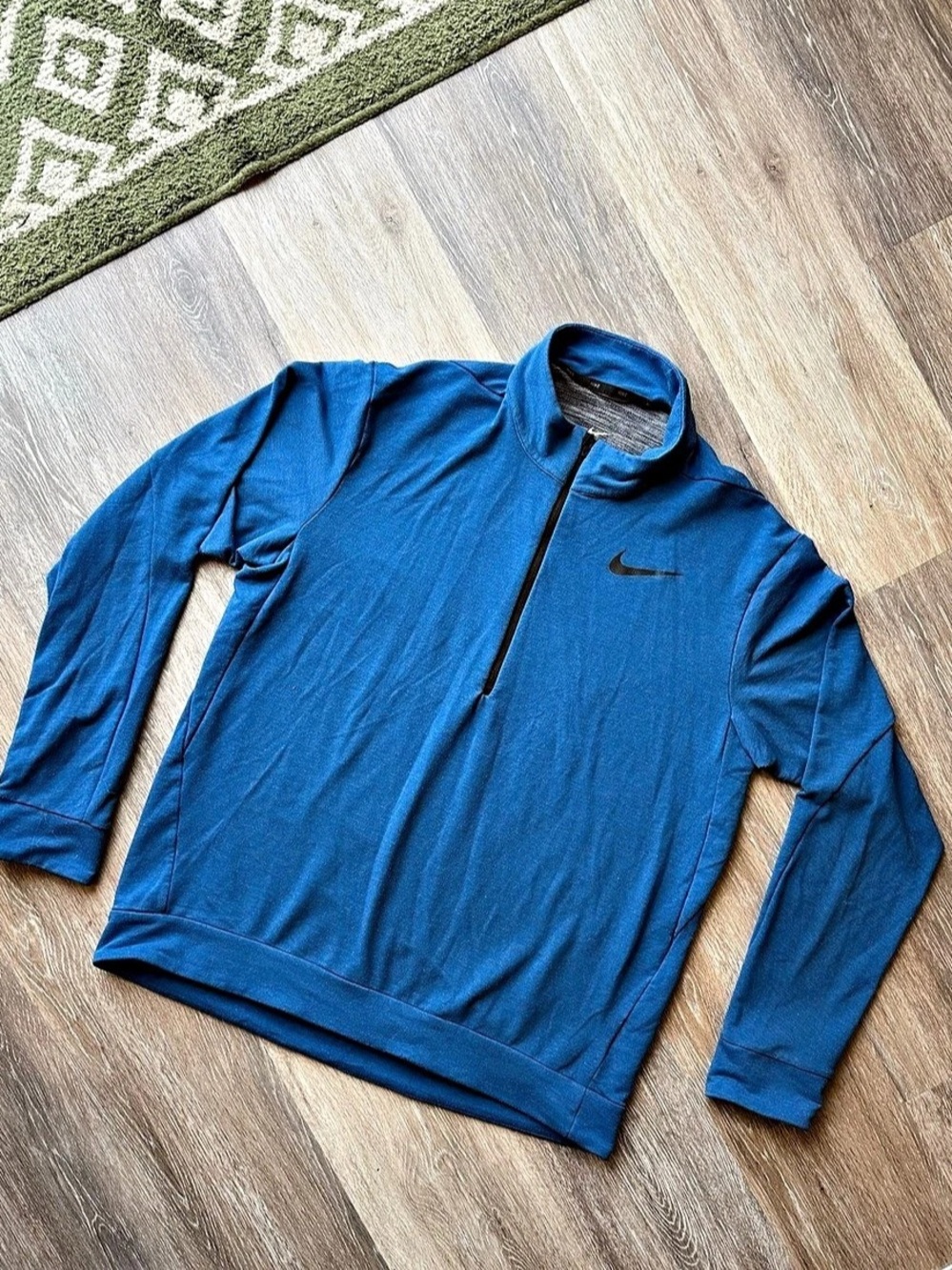 Nike Dri-FIT Men's Blue Quarter-Zip Size Large Like New